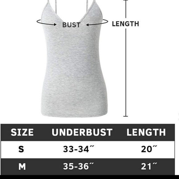 NWOT Basic Camisole Women Vneck Tank - Picture 2 of 6